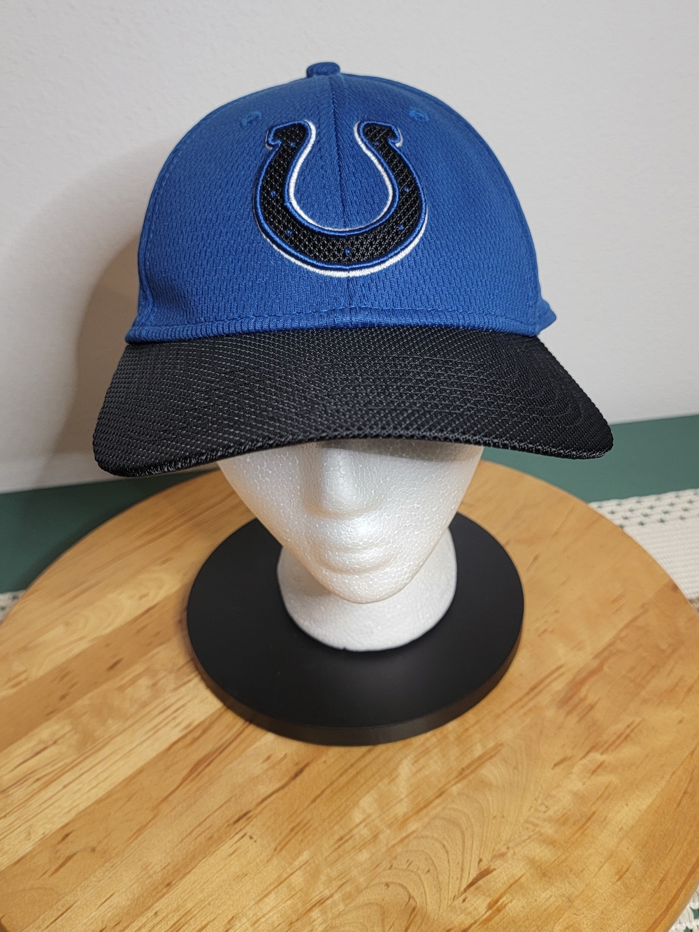 New Era Indianapolis Colts Blue/Black Adjustable Snapback Cap, One Size